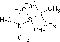 N,N-二甲氨基五甲基二硅烷结构式