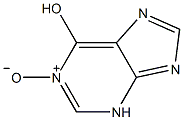 次黄嘌呤1-氧化物结构式