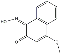 4-亚硝基间苯二酚单甲醚结构式