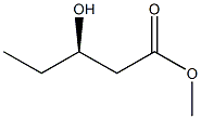 (R)-3-羟基戊酸甲酯结构式