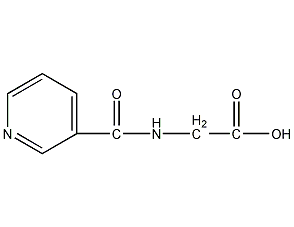 烟酰甘氨酸结构式