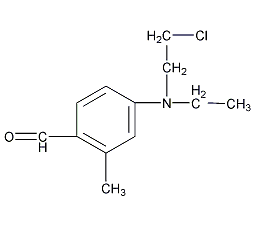 4-((2-Chloroethyl)ethylamino)-2-methylbenzaldehyde