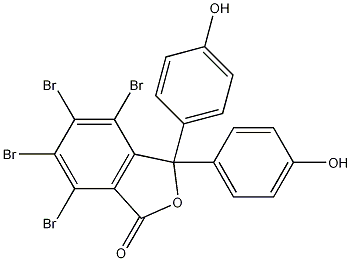 4,5,6,7-四溴苯酚酞结构式
