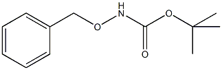 N-(苄氧基)氨基甲酸叔丁脂结构式
