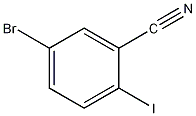 5-溴-2-碘苯甲腈结构式