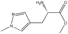 N'-甲基-L-组氨酸甲酯结构式