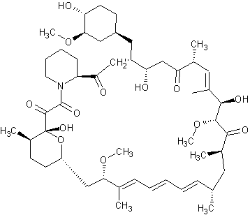 雷帕霉素结构式