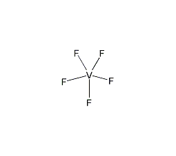 五氟化钒结构式