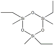 2,4,6-三乙基-2,4,6-三甲基环三硅氧烷结构式