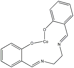 N,N'-二水杨醛乙二胺钴结构式