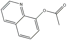 8-乙酸基喹啉结构式