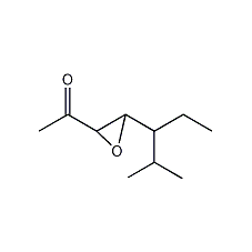 5-异丙基-3,4-环氧-2-庚酮结构式