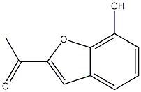 2-乙酰-7-羟基苯并呋喃结构式
