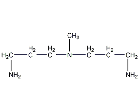 N,N-双(3-氨丙基)甲胺结构式