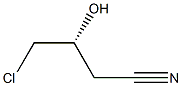 (R)-(+)-4-氯-3-羟基丁腈结构式
