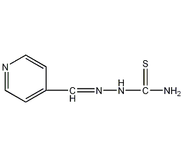 4-吡啶甲醛缩氨基硫脲结构式