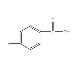 4-碘苯甲酸结构式