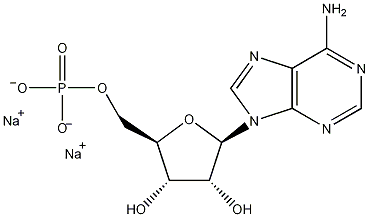 腺苷5'-单磷酸二钠(酵母)结构式