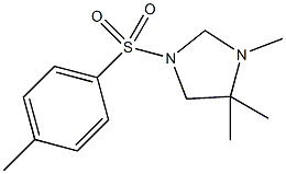 1-(对甲苯磺酰)-3,4,4-三甲基咪唑烷结构式