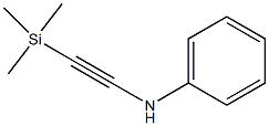 2-[(三甲基甲硅烷基)乙炔基]苯胺结构式