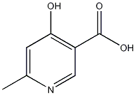 4-羟基-6-甲基烟酸结构式