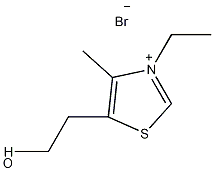 3-乙基-5-(2-羟乙基)-4-甲基噻唑溴化物结构式