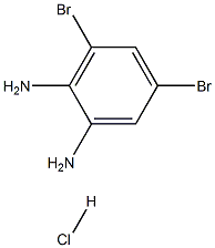 3,5-二溴邻苯二胺单盐酸盐结构式