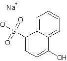 1-萘酚-4-磺酸钠盐结构式
