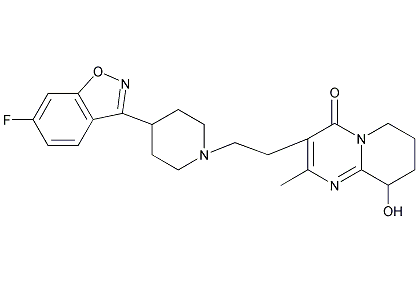帕利哌酮结构式