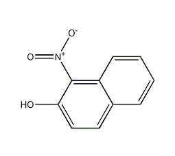 硝基-2-萘酚结构式