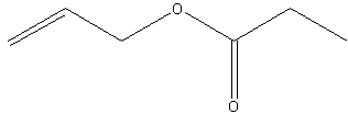 丙酸烯丙酯结构式