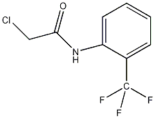 N-(氯乙酰)- 2-(三氟甲基) 苯胺结构式