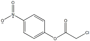 4-硝基苯基氯醋酸酯结构式