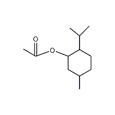 乙酸薄荷酯结构式