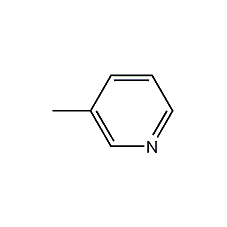 3-甲基吡啶结构式