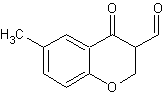 3-甲酰基-6-甲基色酮结构式