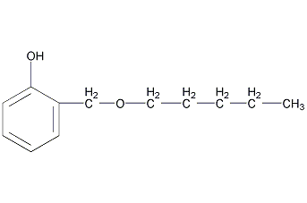 水杨酸戊酯结构式