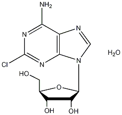 2-氯腺苷半水合物结构式