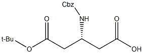 Z-β-谷氨酸叔丁酯结构式