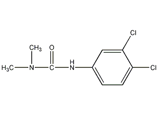 3-(3,4-二氯苯基)-1,1-二甲基脲结构式