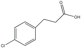 3-(4-氯苯基)丙酸结构式