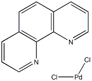 二氯(1,10-亚铁试剂)钯(II)结构式