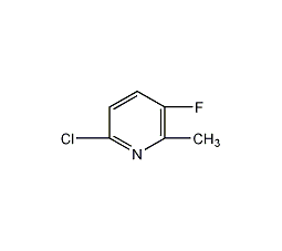 2-氯-5-氟-6-甲基嘧啶结构式