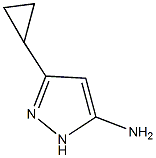 3-环丙基-1H-吡唑-5-氨基结构式