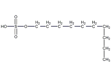癸基硫酸结构式