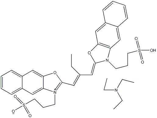 3,3'-Disulfopropyl-5,6,5',6'-dibenz-9-ethyloxacarbocyanine Triethylammonium Salt