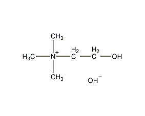 氢氧化胆碱结构式