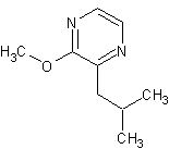 2-异丁基-3-甲氧基吡嗪结构式