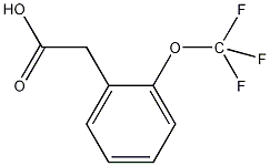 2-(三氟甲氧基)苯基乙酸结构式