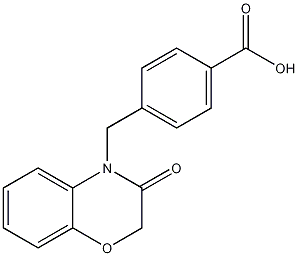 4-[(2,3-Dihydro-3-oxo-4H-1,4-benzoxazin-4-yl)methyl]benzoic acid